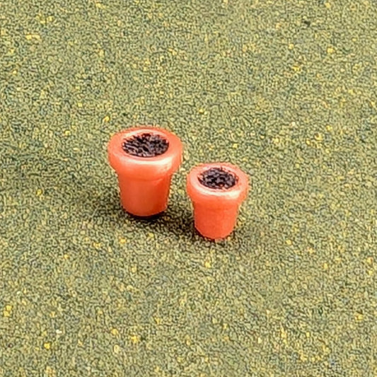 Miniature Flower Pots, set of two