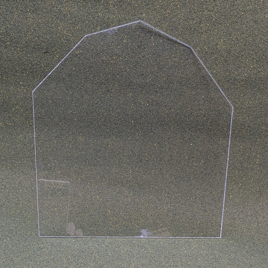 Clear acrylic front panel - with optional personalization