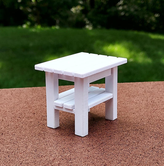 Patio Side Table 1:12 scale - 1 3/4" tall