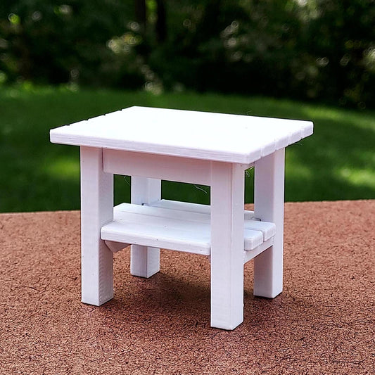 Patio Side Table 1:12 scale - 1 3/4" tall