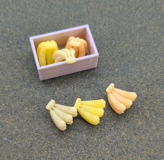 Miniature Produce Vegetables Fruit - Apples Peppers Pumpkins Bananas Oranges 1:12 scale