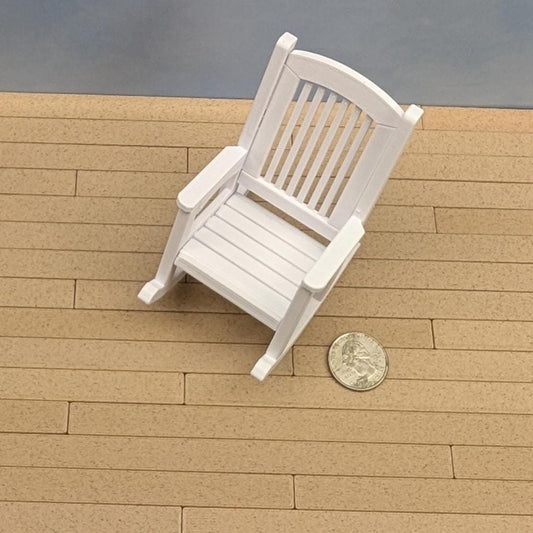 1:12 Scale Dollhouse Flooring - Simulated Hardwood, 60 Square Inches