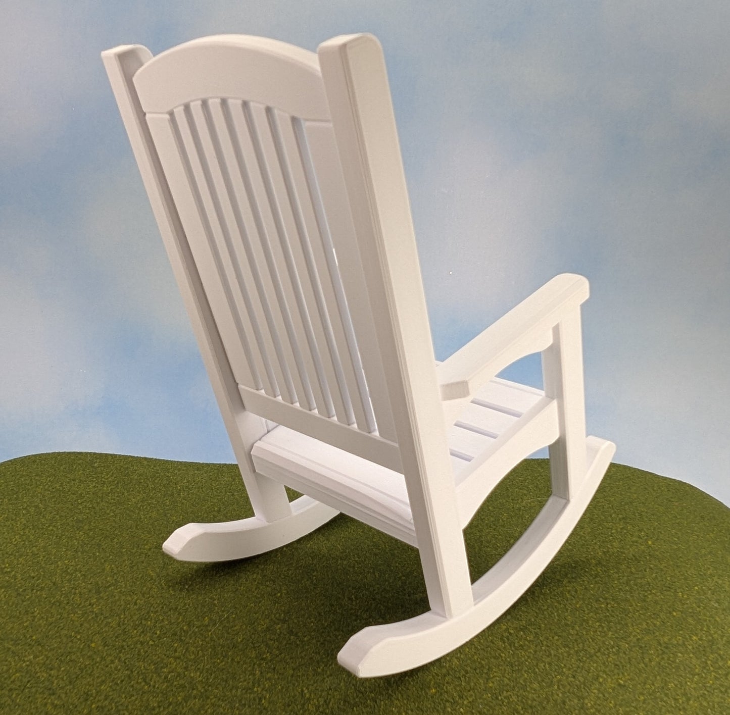 Rocking Chair - 1:6 scale - 8 1/2" tall - with optional personalization