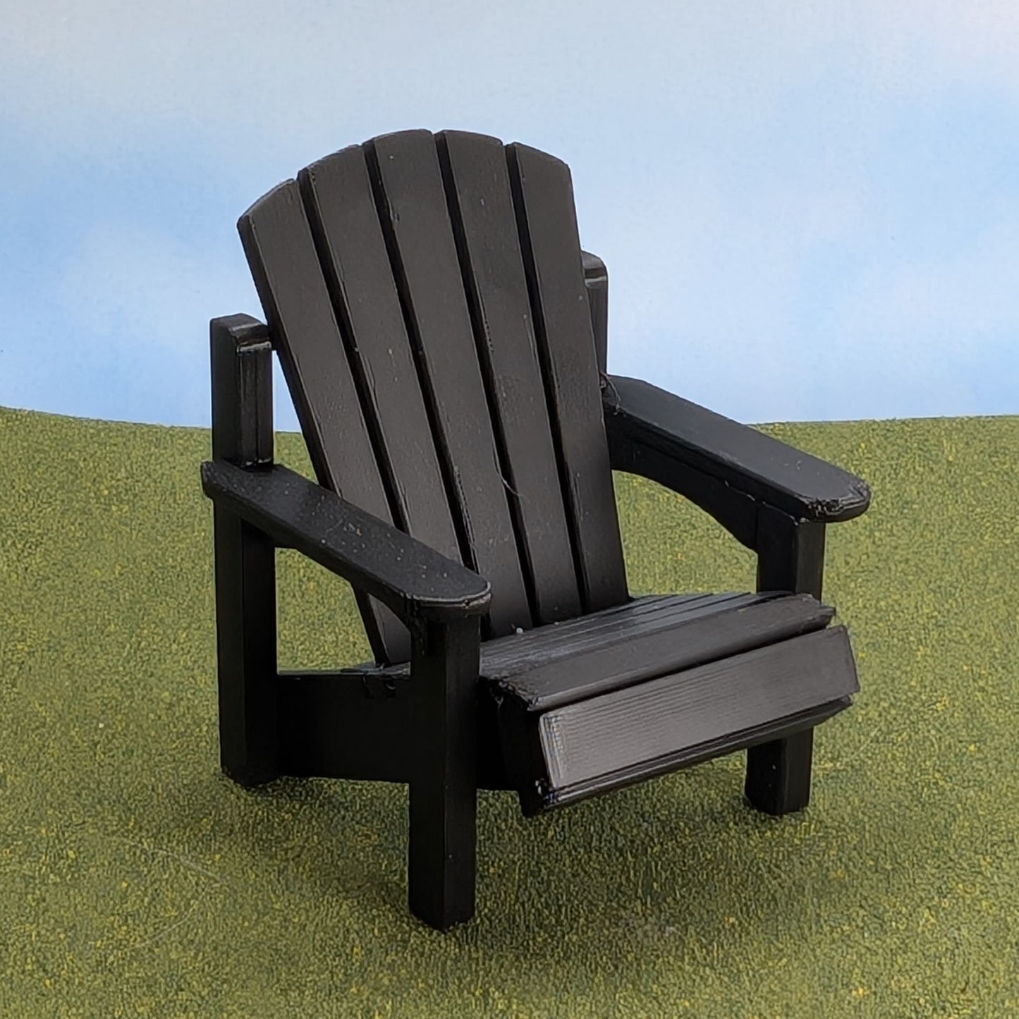 1:12 Scale Adirondack Chair     - 3 " tall
