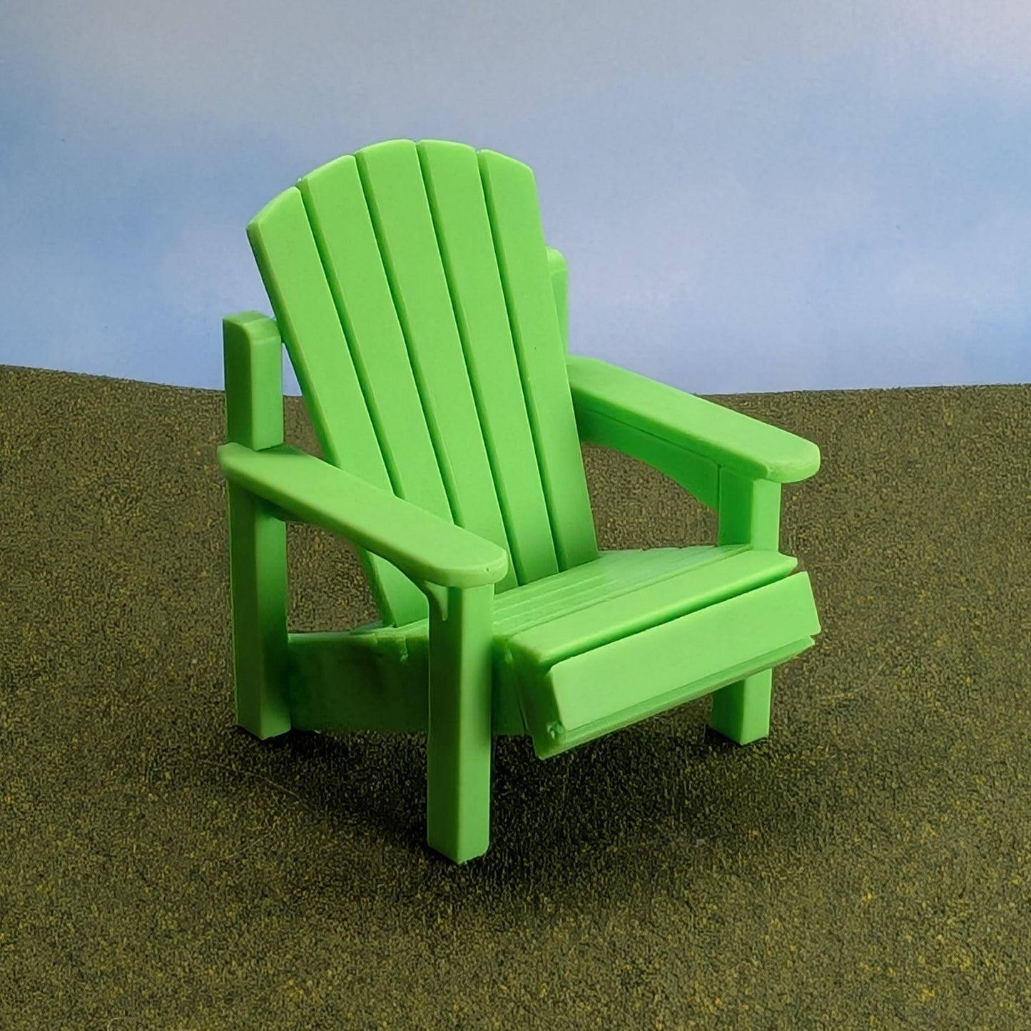 1:12 Scale Adirondack Chair     - 3 " tall