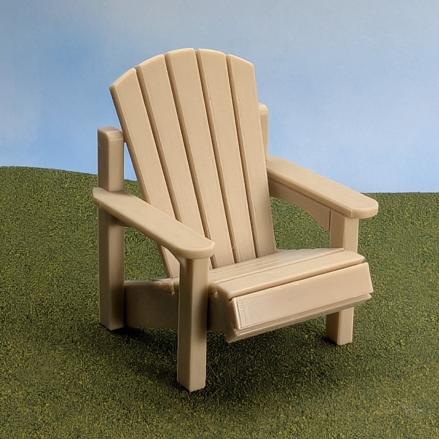 1:12 Scale Adirondack Chair     - 3 " tall