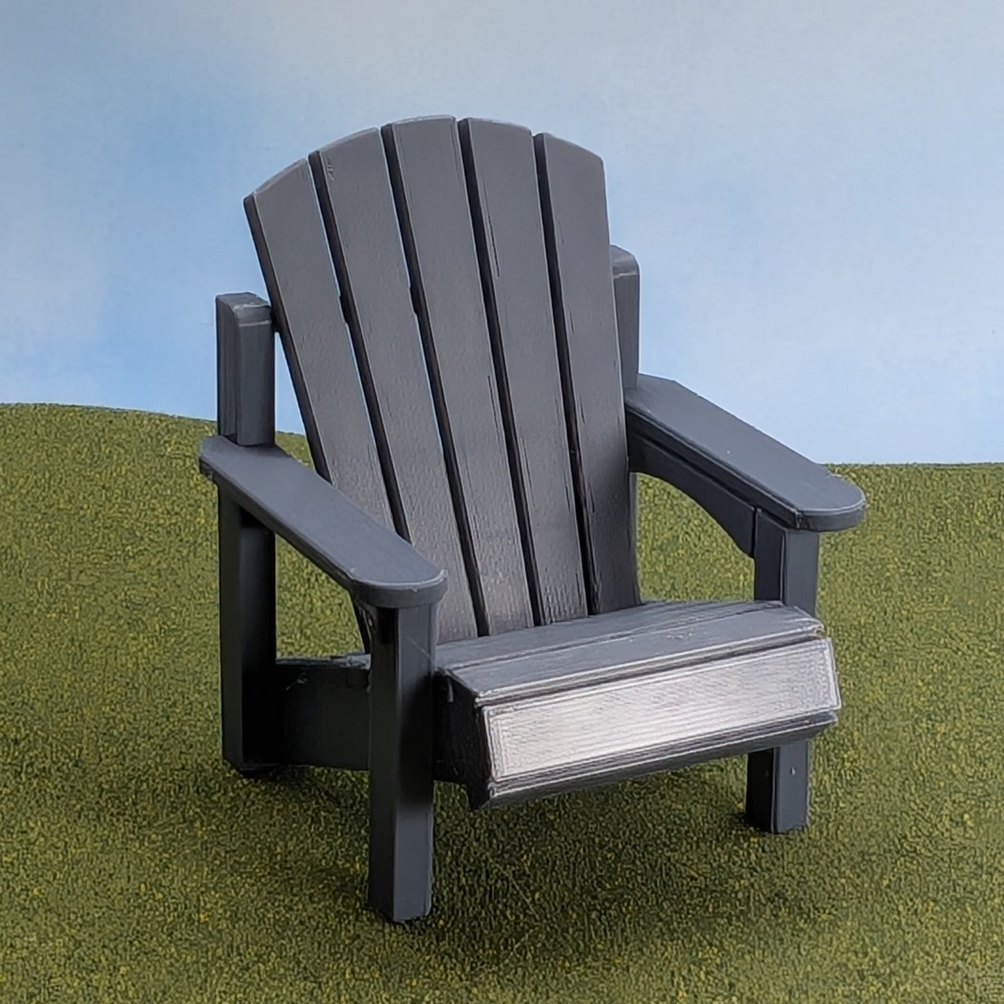 1:12 Scale Adirondack Chair     - 3 " tall