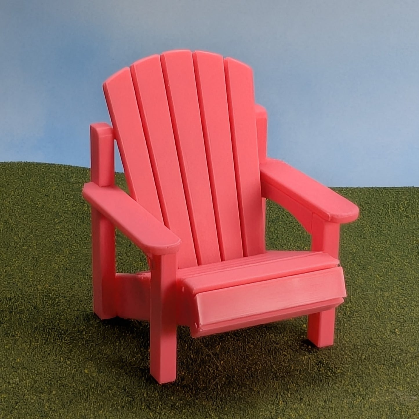 1:12 Scale Adirondack Chair     - 3 " tall