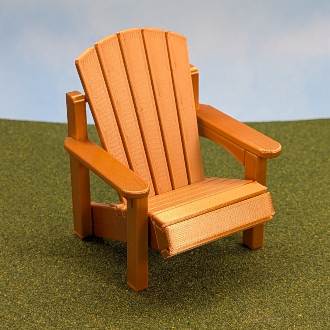 1:12 Scale Adirondack Chair     - 3 " tall