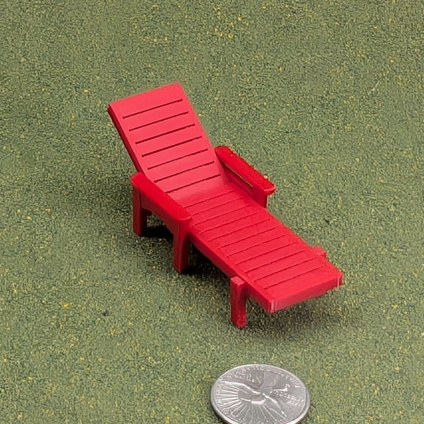 1:24 Scale Chaise Lounge Chair or Side Table - also available as a set