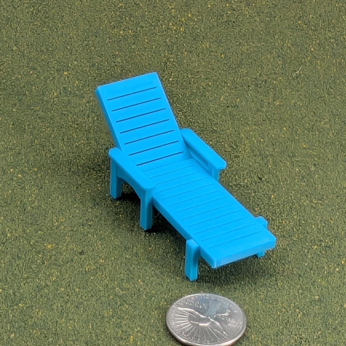 1:24 Scale Chaise Lounge Chair or Side Table - also available as a set