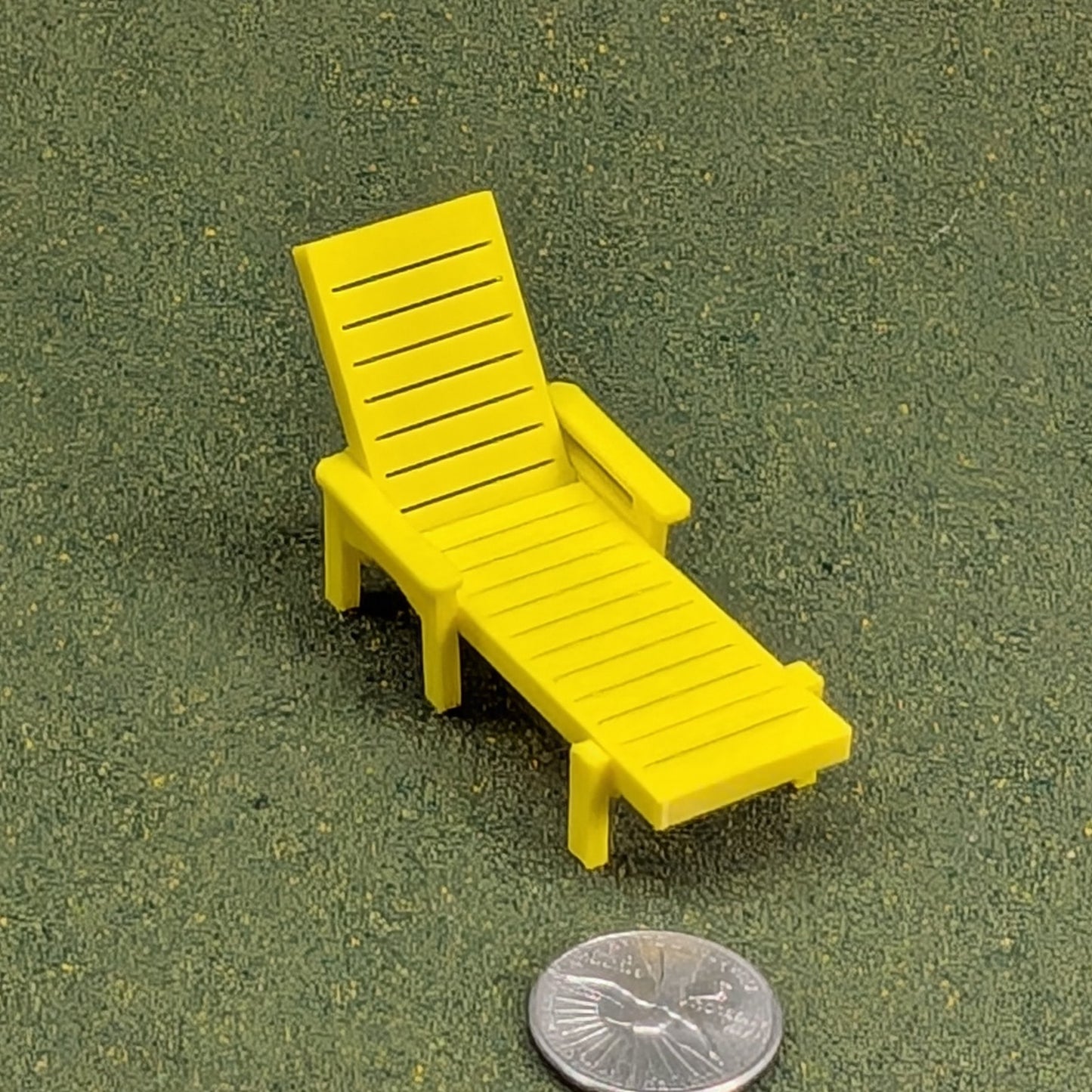 1:24 Scale Chaise Lounge Chair or Side Table - also available as a set