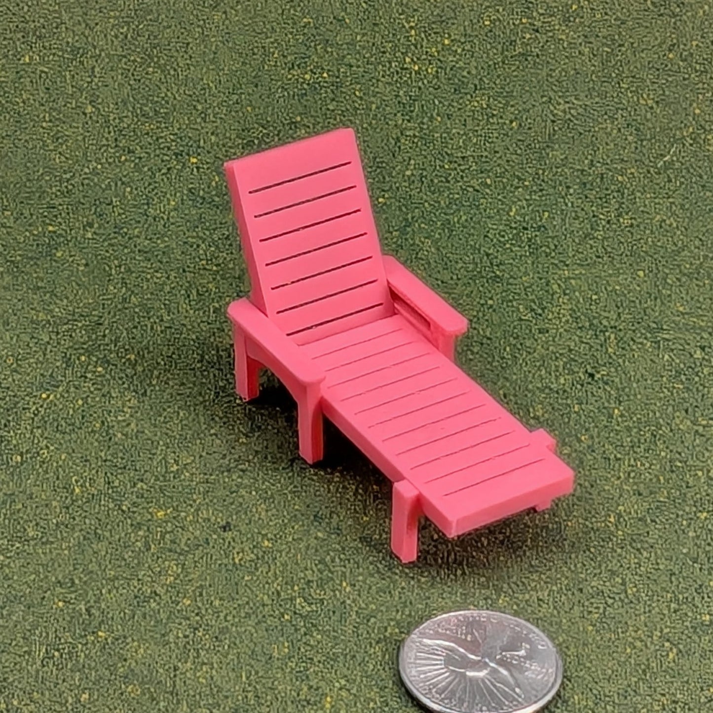 1:24 Scale Chaise Lounge Chair or Side Table - also available as a set