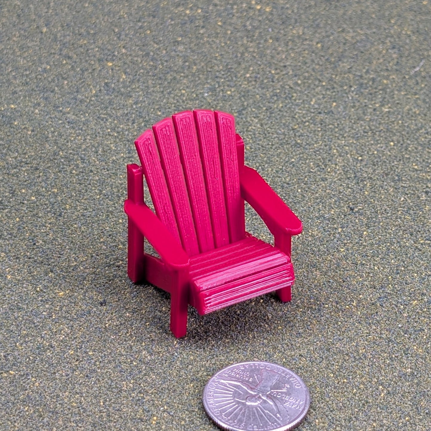 1:24 Scale Adirondack Chair or Side Table - also available as a set