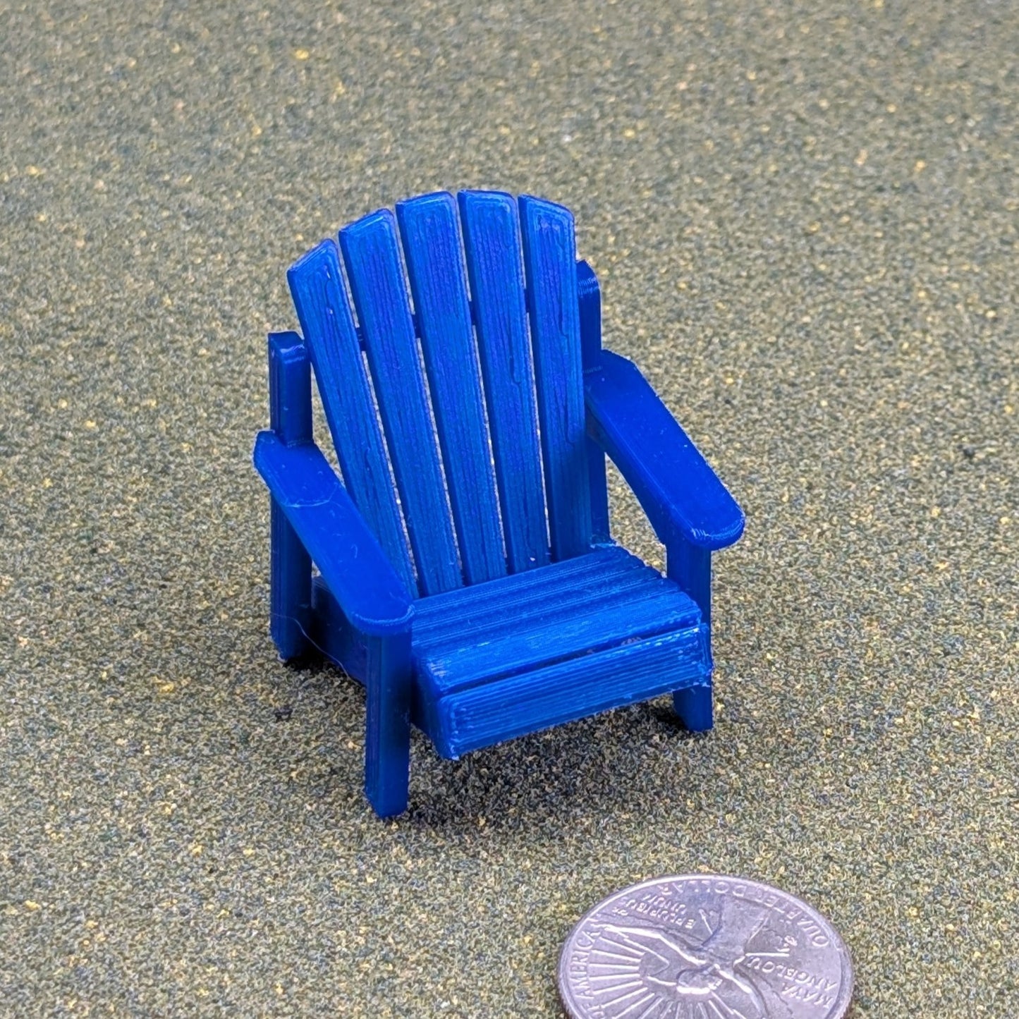 1:24 Scale Adirondack Chair or Side Table - also available as a set