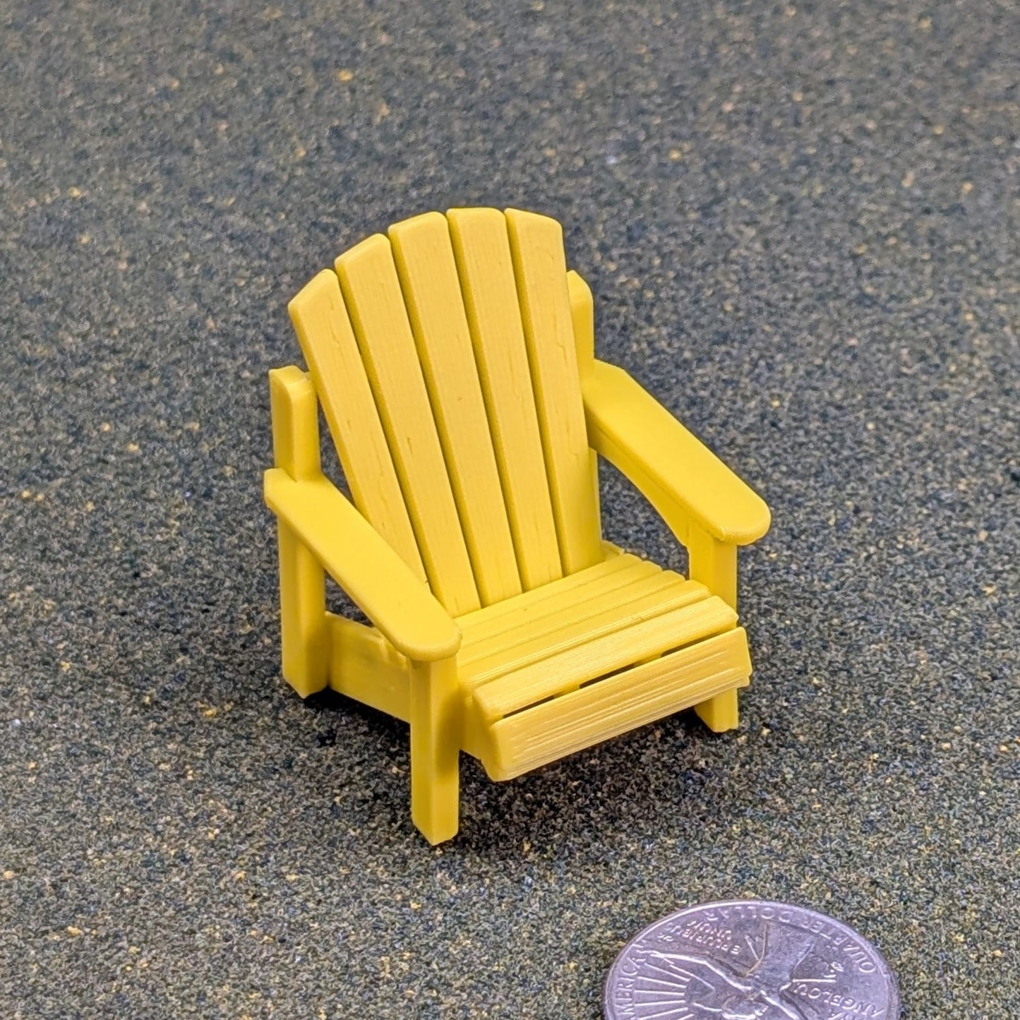 1:24 Scale Adirondack Chair or Side Table - also available as a set