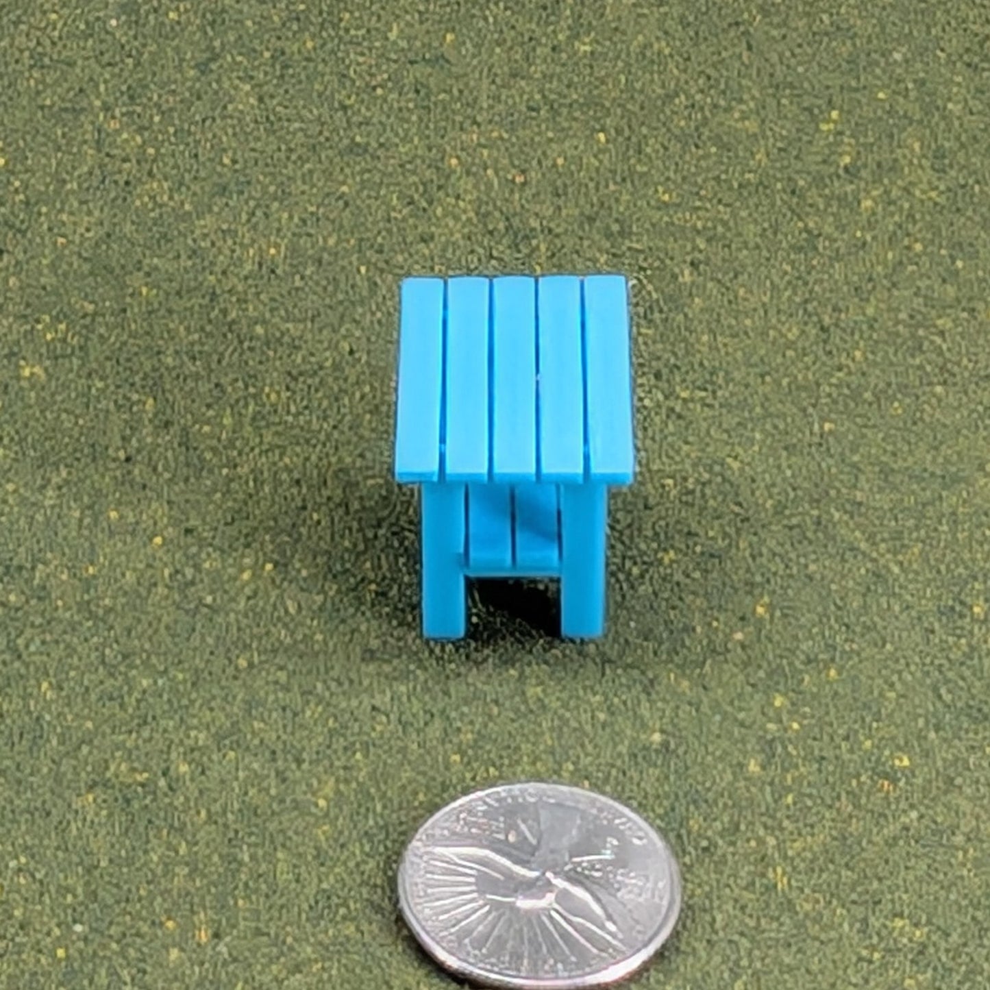 Patio Side Table  1:24  Half Scale -  1" tall