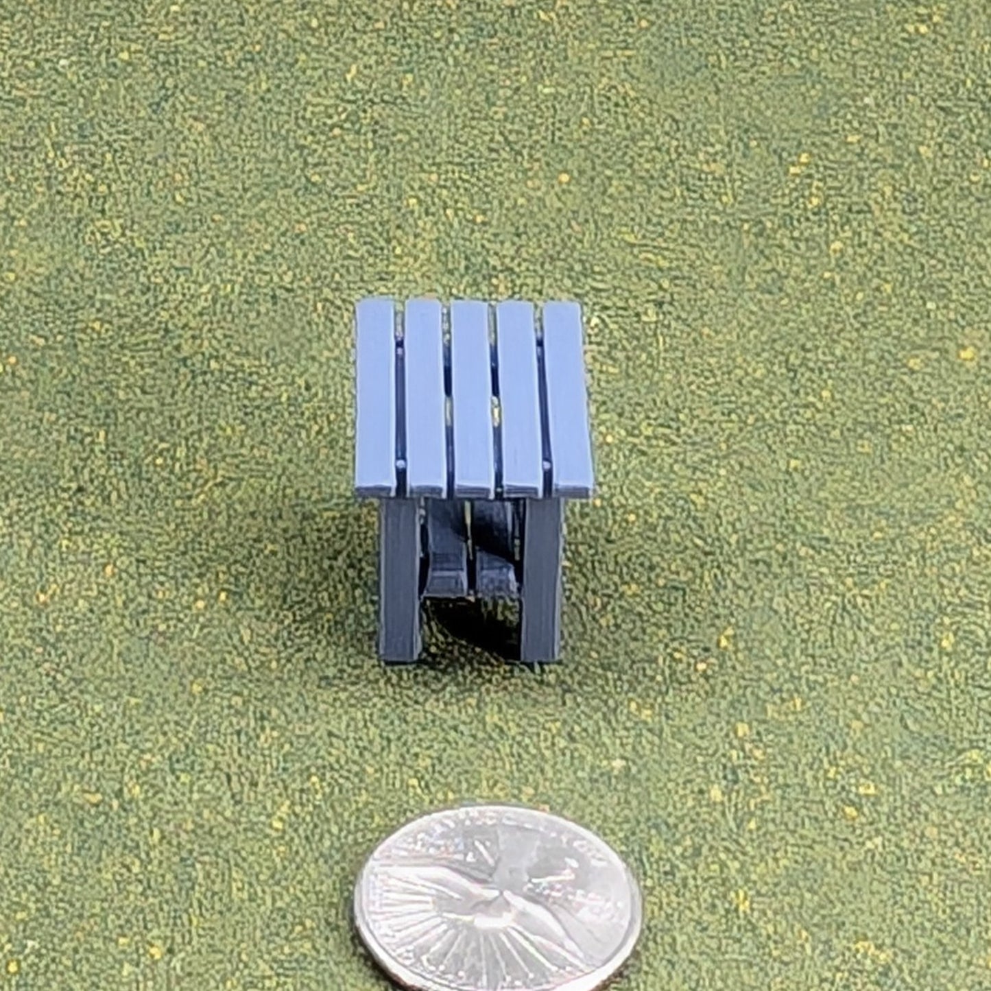 Patio Side Table  1:24  Half Scale -  1" tall