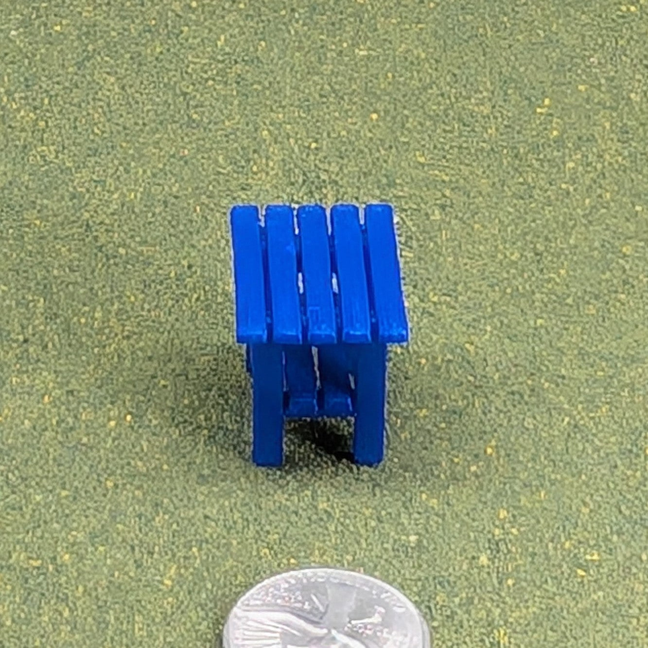 Patio Side Table  1:24  Half Scale -  1" tall