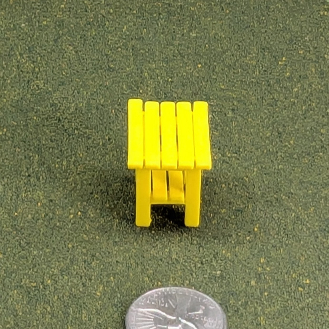 Patio Side Table  1:24  Half Scale -  1" tall