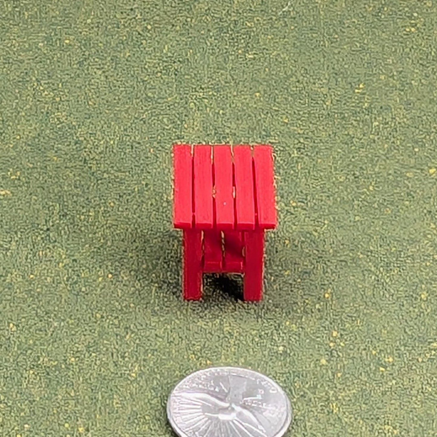 Patio Side Table  1:24  Half Scale -  1" tall