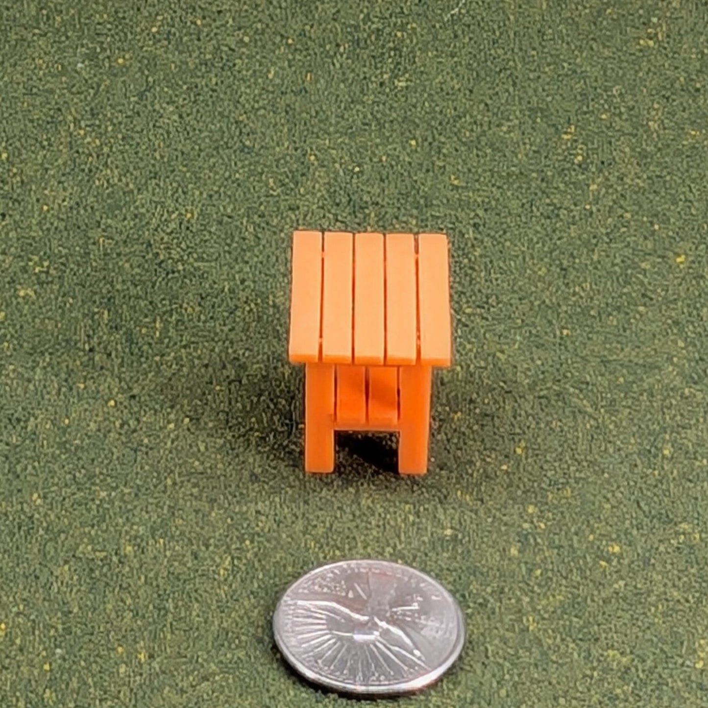 Patio Side Table  1:24  Half Scale -  1" tall
