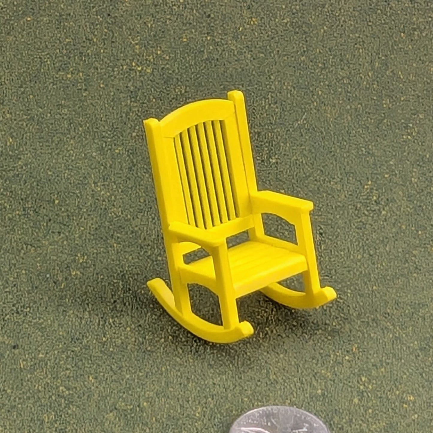 Patio Rocking Chair  1:24  Half Scale -  2" tall - also available as a set