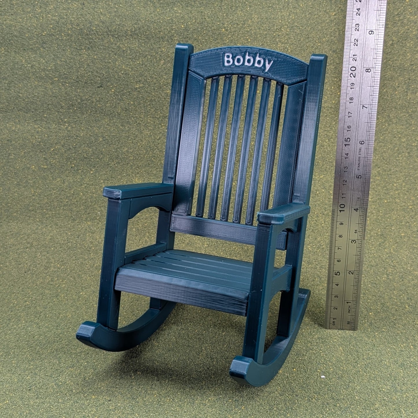 Rocking Chair - 1:6 scale - 8 1/2" tall - with optional personalization