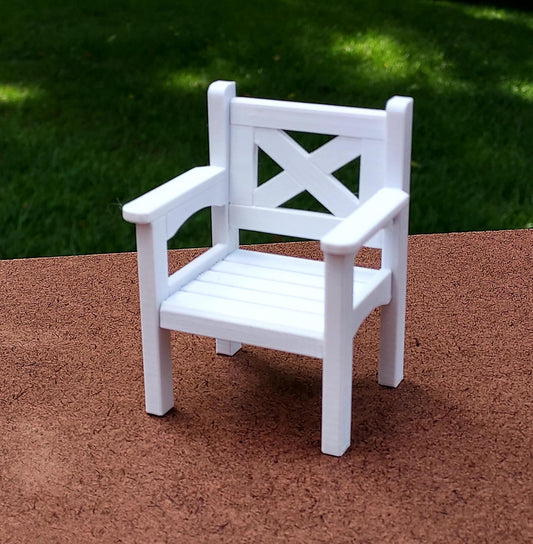 Patio Chair   1:12 scale -  3" tall