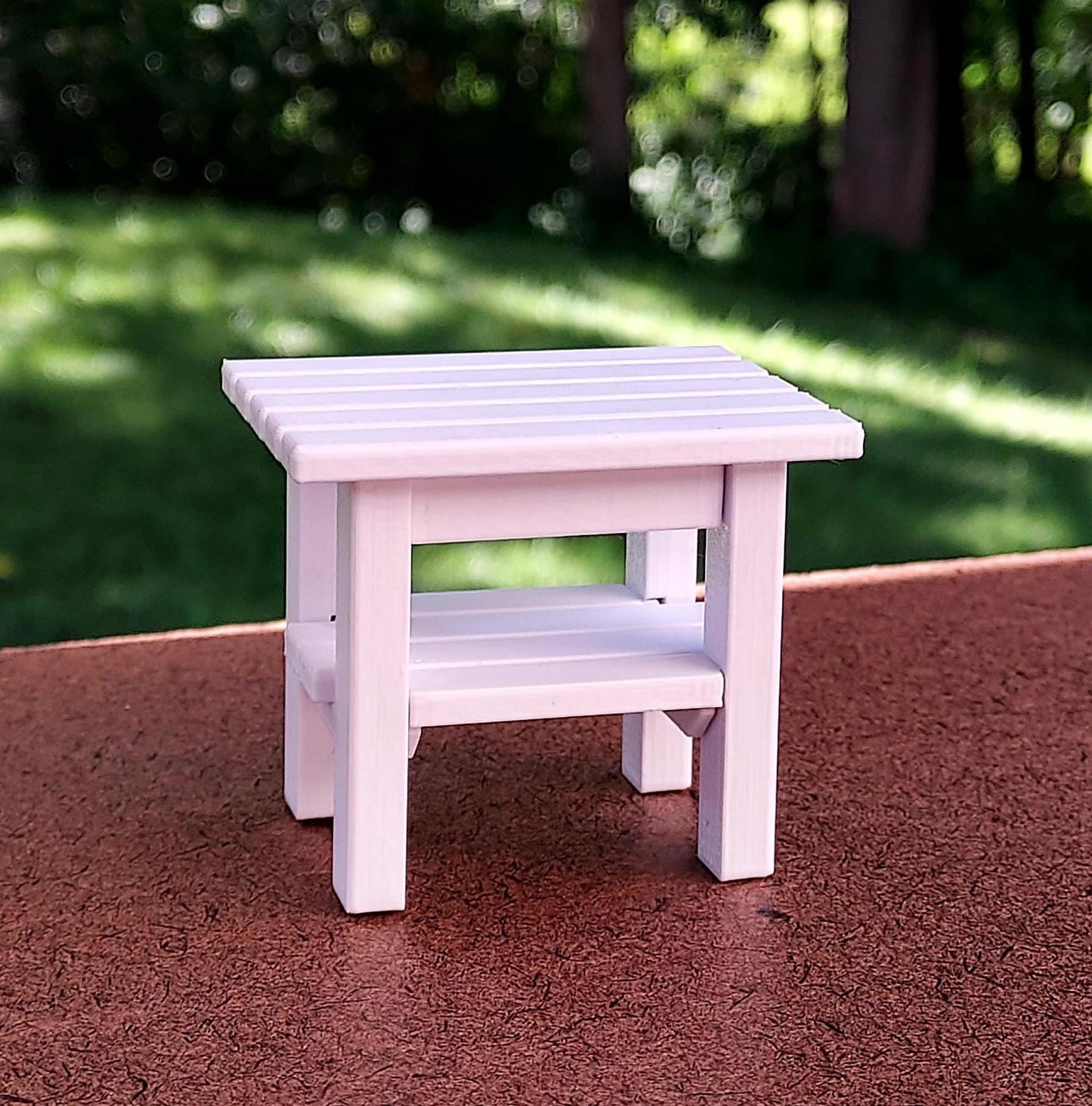 Patio Rocking Chair Set - 2 chairs and a table in  1:12 scale