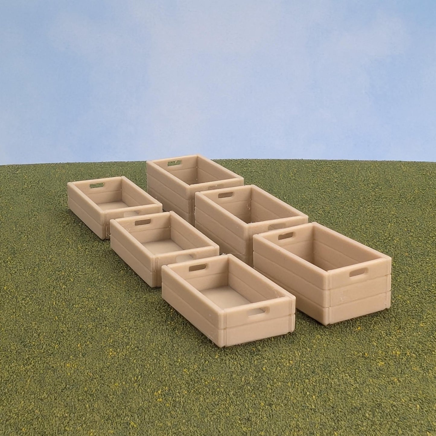 Mini Fruit or Vegetable Crates 1:12 scale