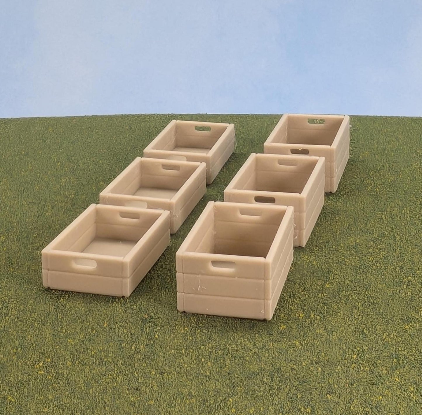 Mini Fruit or Vegetable Crates 1:12 scale