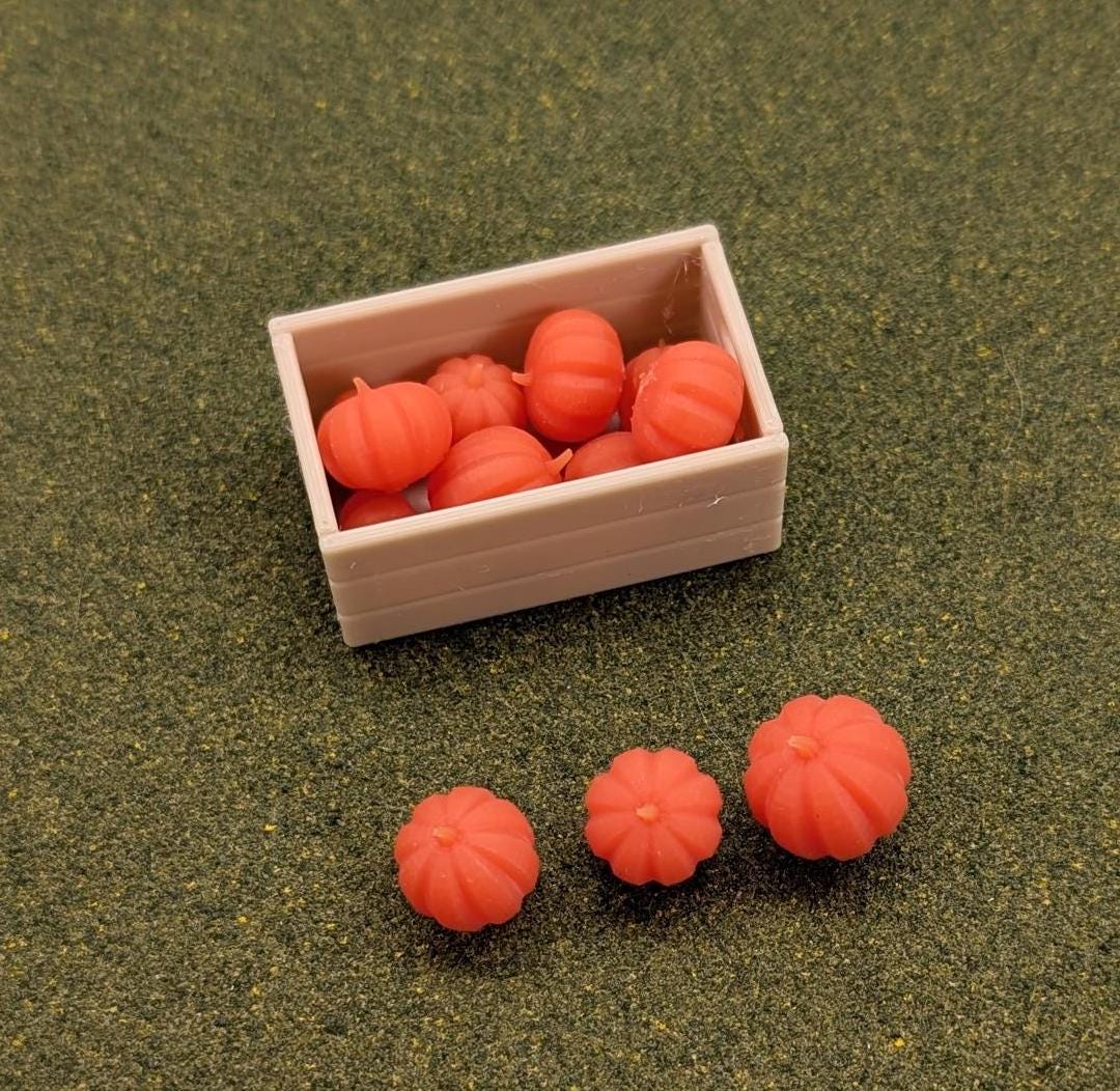 Miniature Produce Vegetables Fruit - Apples Peppers Pumpkins Bananas Oranges 1:12 scale