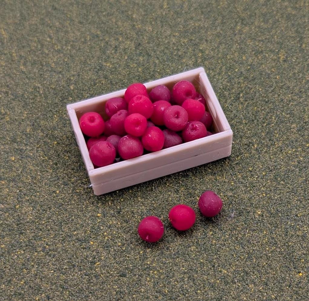 Miniature Produce Vegetables Fruit - Apples Peppers Pumpkins Bananas Oranges 1:12 scale