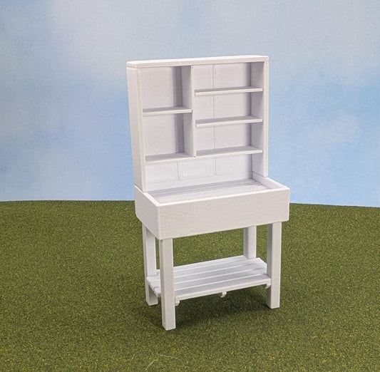 Plant Potting Table in 2 sizes, 1:12 scale