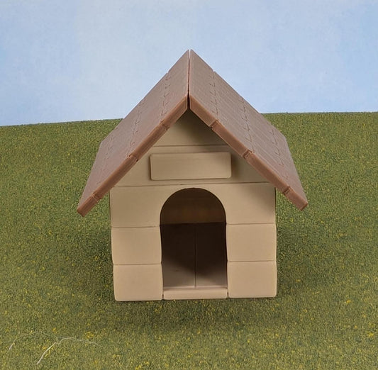 1:24 scale Mini Dog House with optional Personalized Sign