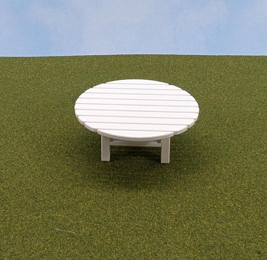 Round Coffee Table  1:12 scale - 1 1/4" high