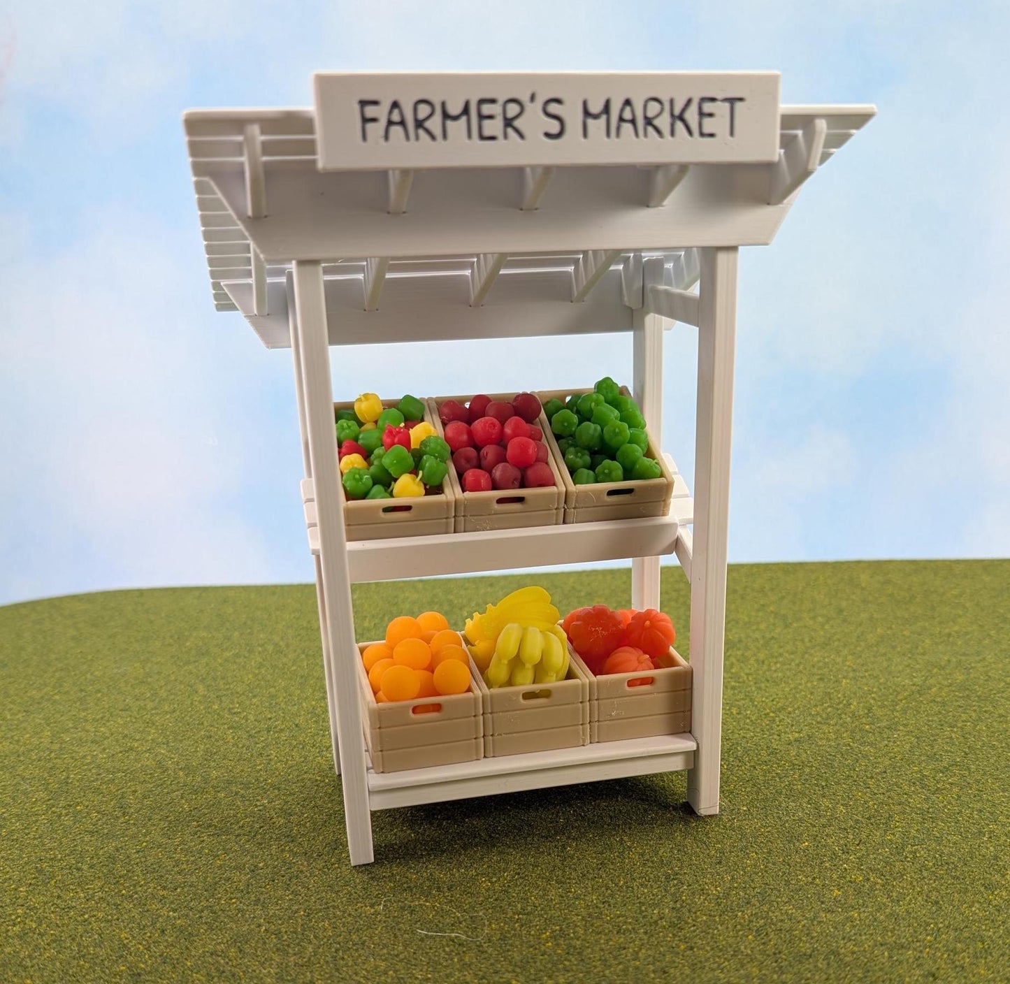 Miniature Produce Vegetables Fruit - Apples Peppers Pumpkins Bananas Oranges 1:12 scale