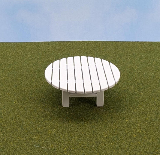 Round Coffee Table  1:12 scale - 1 1/4" high