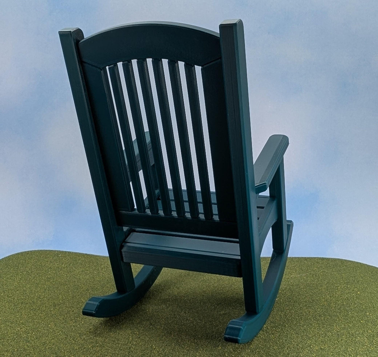 Rocking Chair - personalized -   1:6 scale - 8 1/2" tall