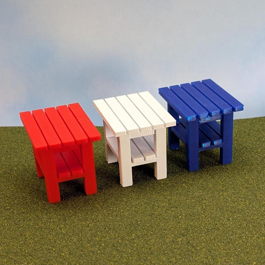 Patio Side Table    1:12 scale -  1 3/4" tall