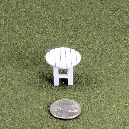 Adirondack Side Table  1:24  Half Scale -  7/8"  tall