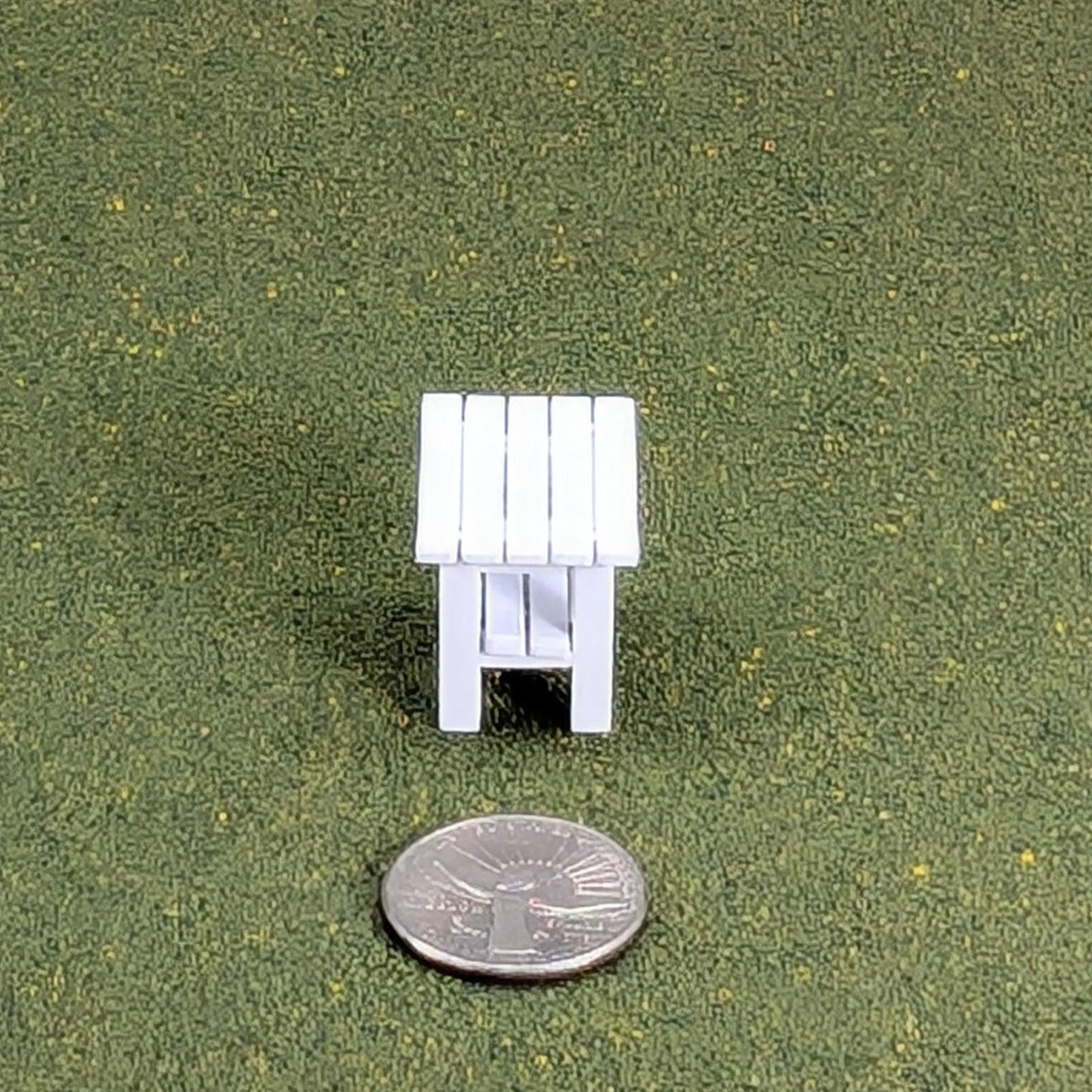 Patio Side Table  1:24  Half Scale -  1" tall