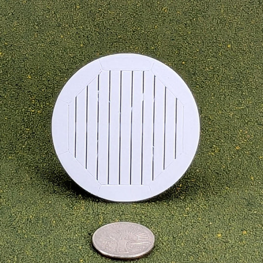 Patio Round Table  1:24  Half Scale -  1 1/2" tall