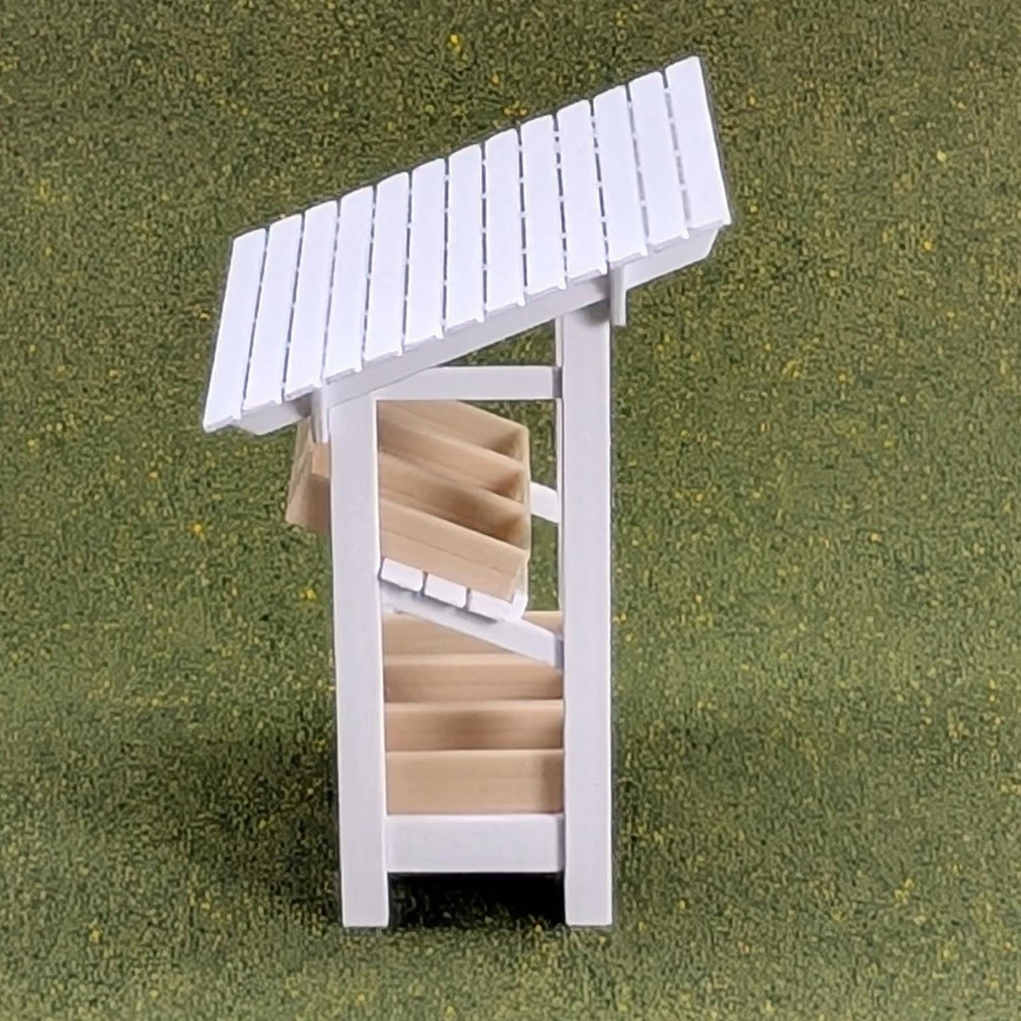 Farmers Market Stand with Crates   1:24 scale - 3 1/4" tall