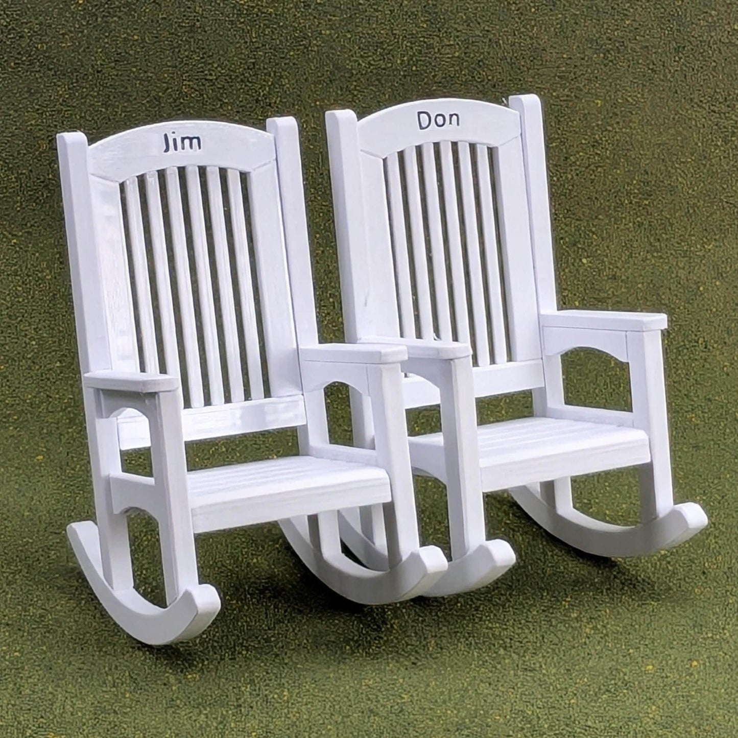 Personalized Rocking Chair  for table decor or memorial - 1:12 Scale