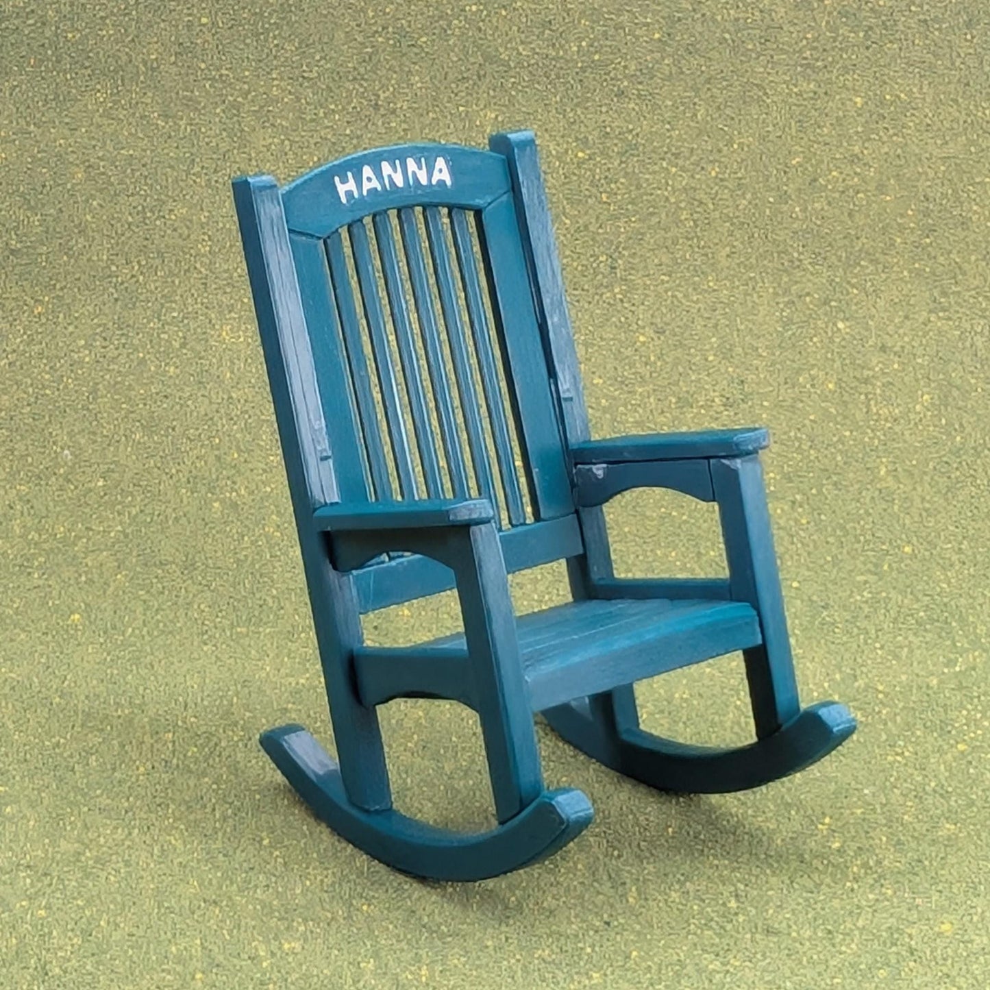 Personalized Rocking Chair  for table decor or memorial - 1:12 Scale