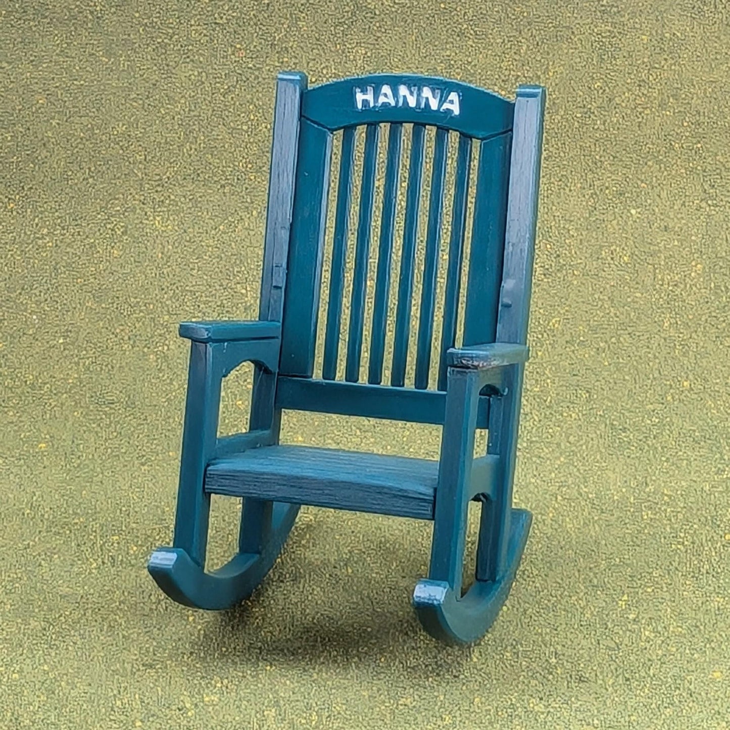 Personalized Rocking Chair  for table decor or memorial - 1:12 Scale