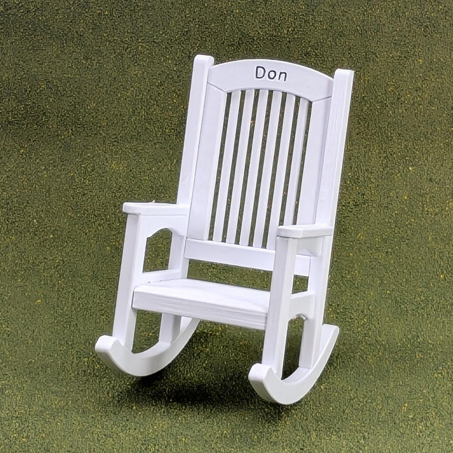 Personalized Rocking Chair  for table decor or memorial - 1:12 Scale