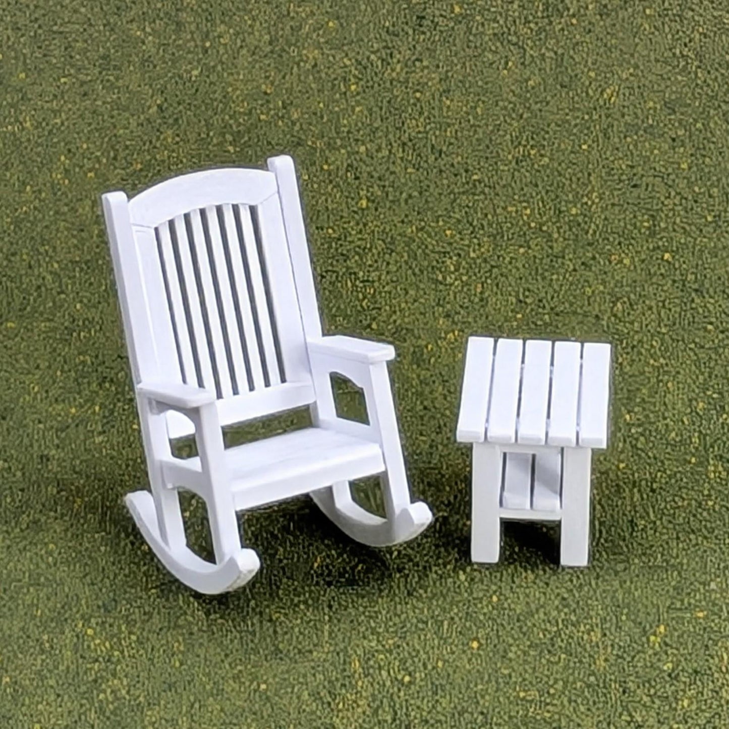 Patio Side Table  1:24  Half Scale -  1" tall